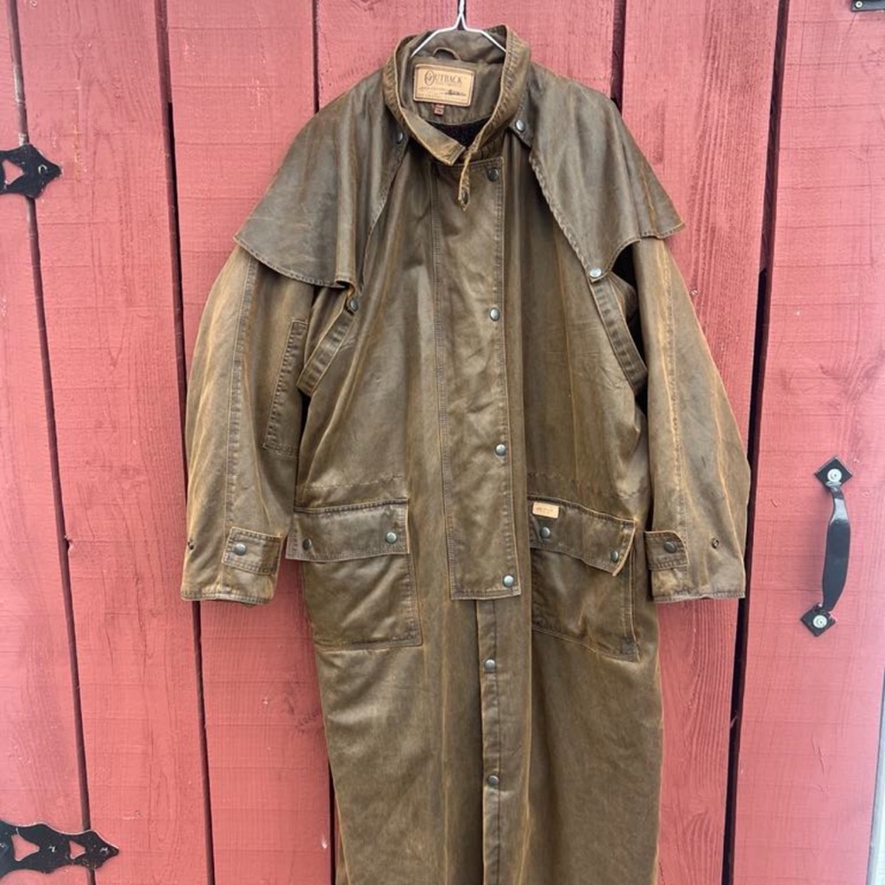 COPY - The Australian Outback Collection Duster Jacket X large Brown Blanket.